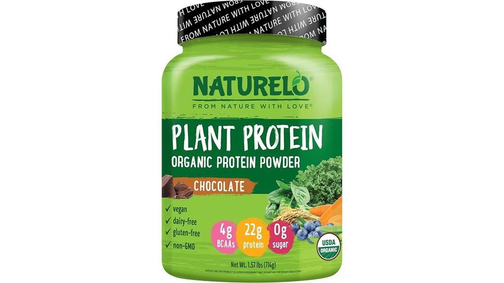 chocolate plant protein powder