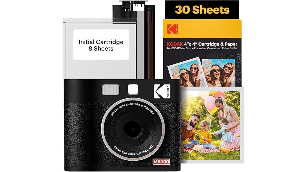 compact 2 in 1 instant camera
