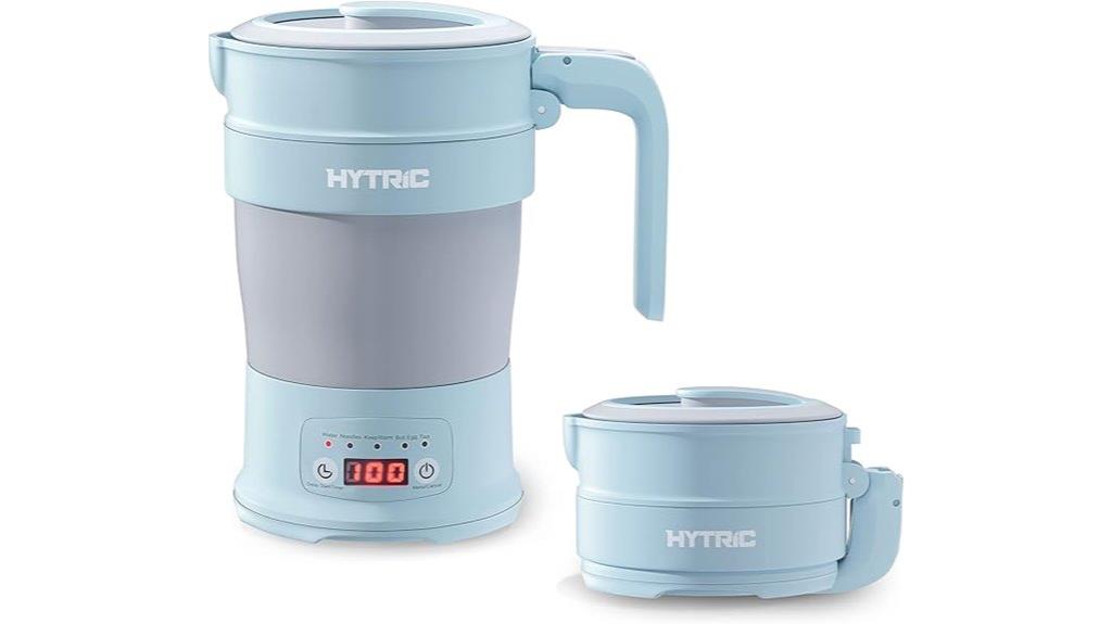 compact foldable travel kettle