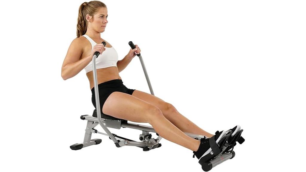 compact sunny rowing machine