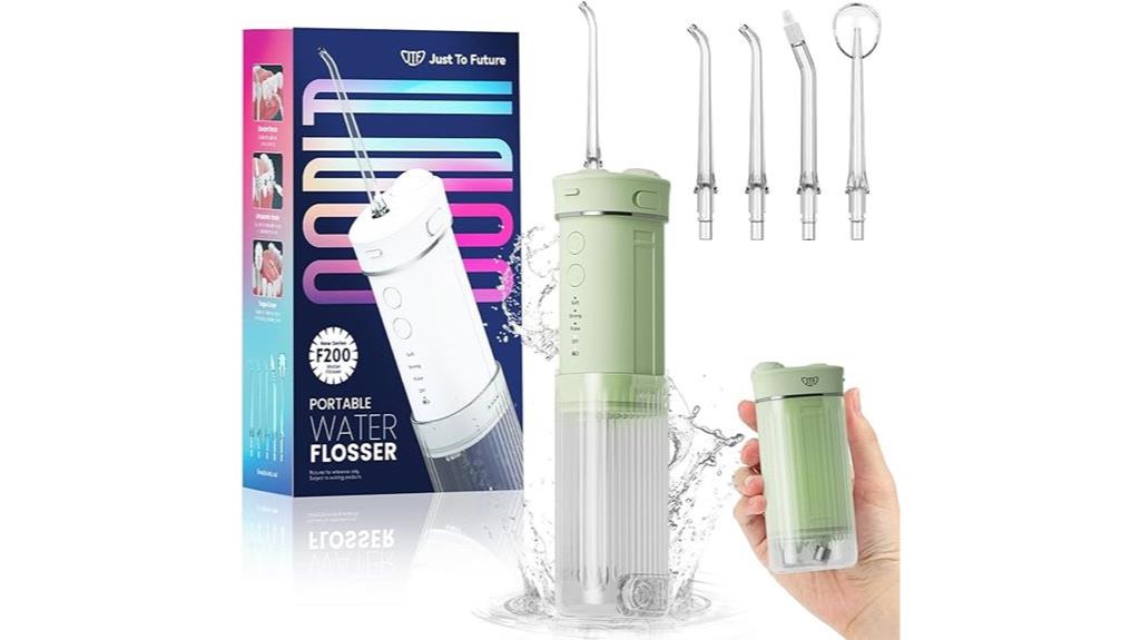 compact travel oral flosser