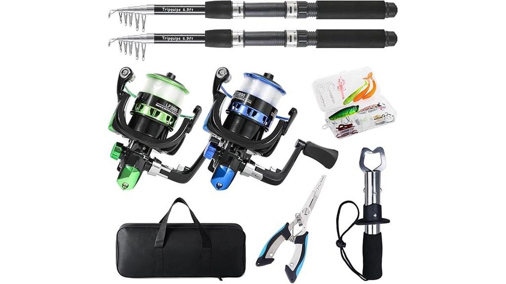 complete fishing gear set