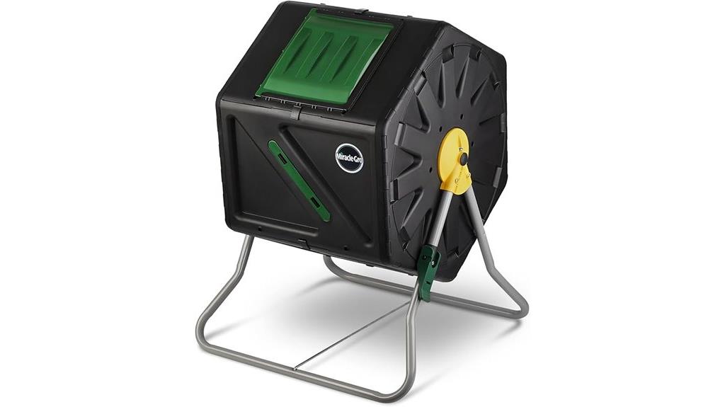 compost tumbler with chamber