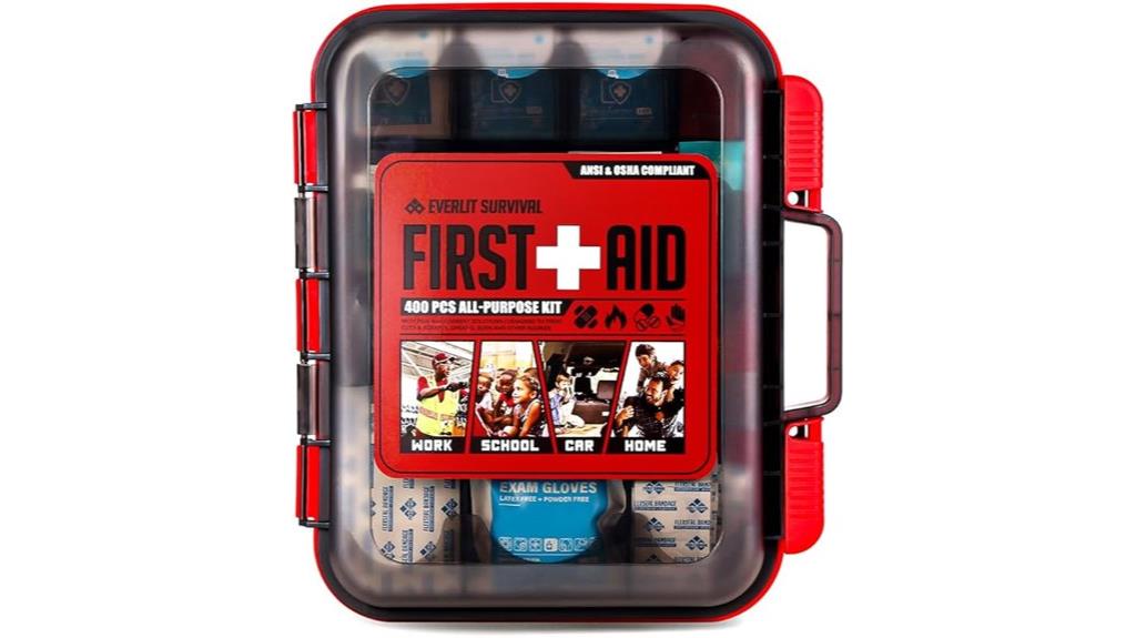 comprehensive 400 piece first aid