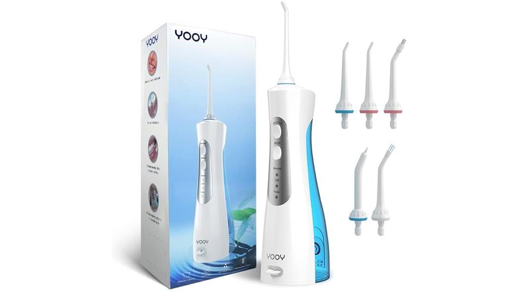 cordless water flossing device