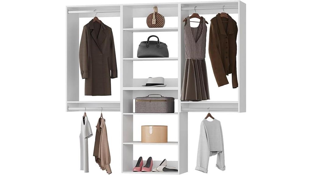 customizable walk in closet storage