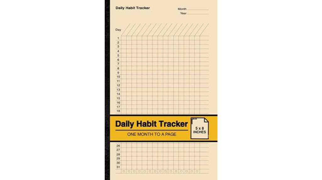 daily habit tracking journal