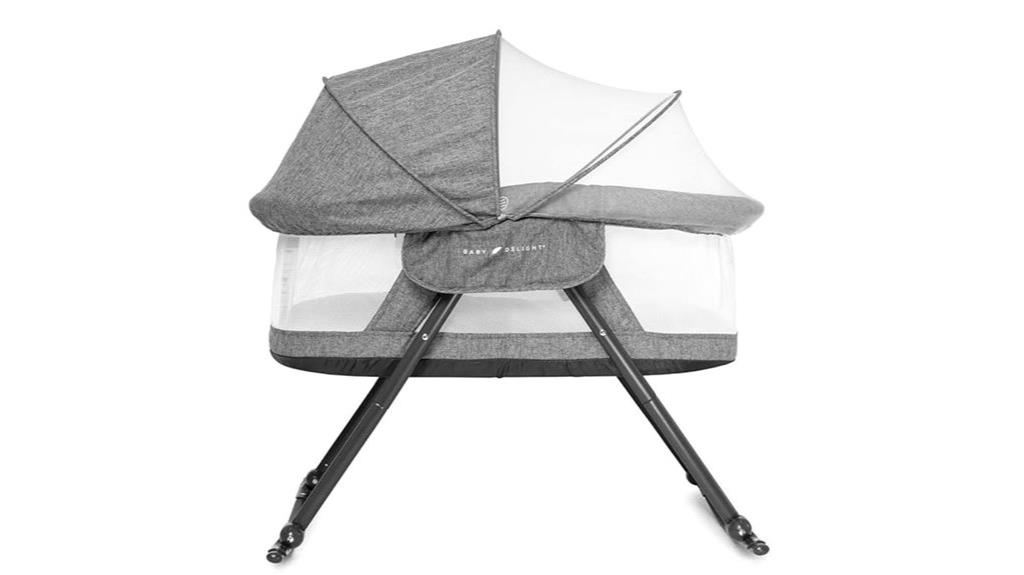 deluxe baby rocking bassinet