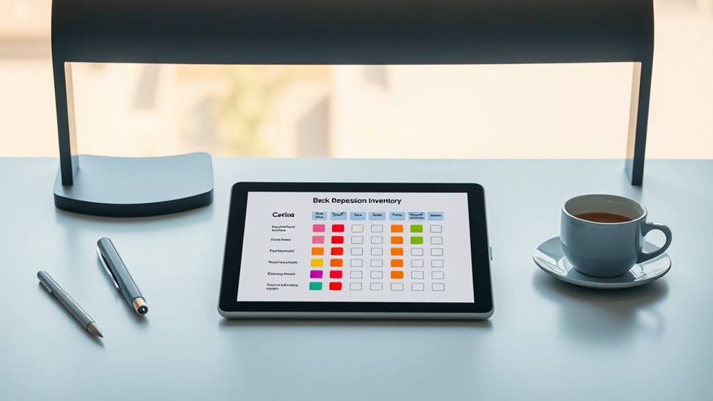 depression assessment self report tool