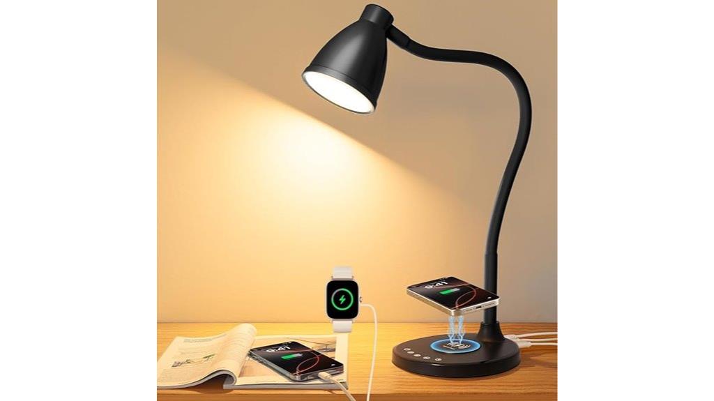 desk lamp with usb c