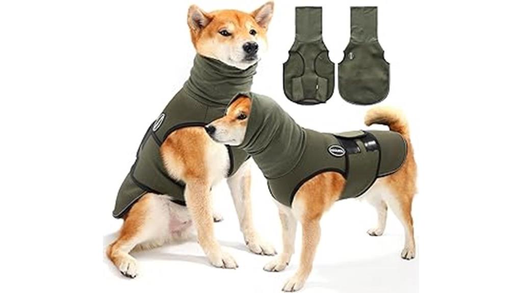 dog anxiety vest and coat