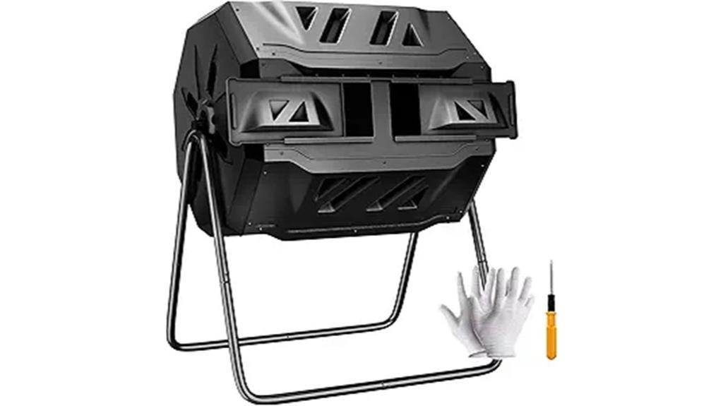 dual chamber compost bin