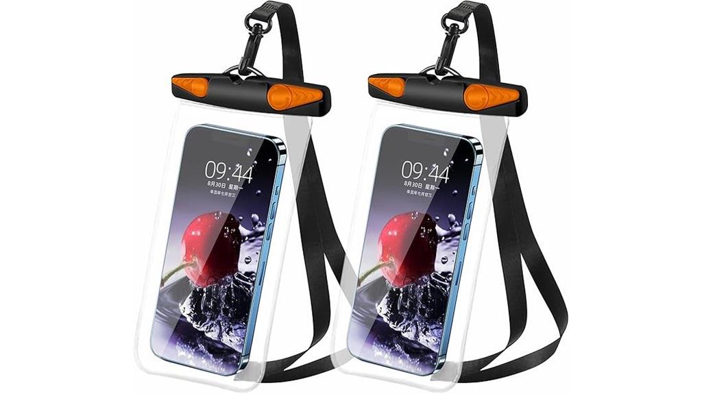 dual color waterproof pouches