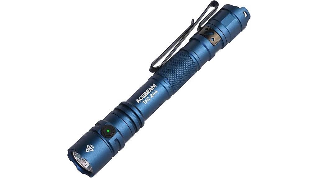dual mode aa tactical flashlight