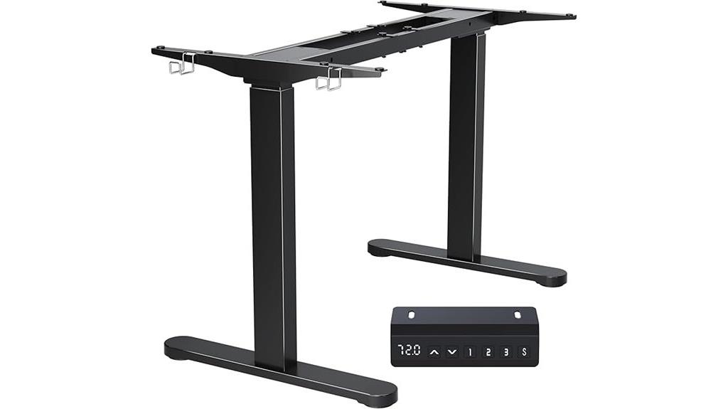 dual motor adjustable desk