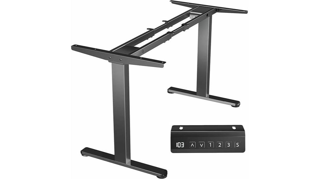 dual motor adjustable desk