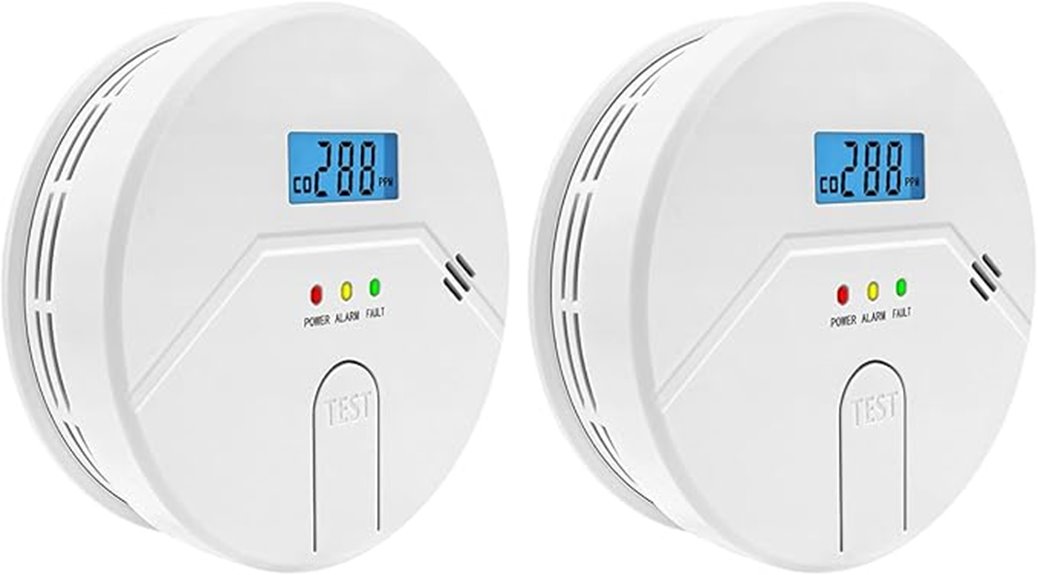 dual smoke co detectors