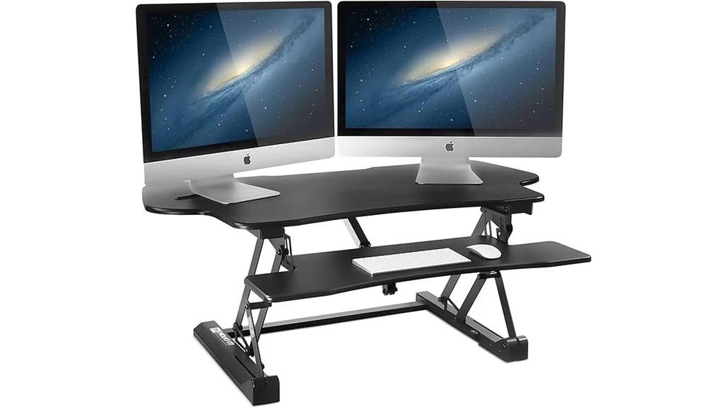 electric monitor standing desk