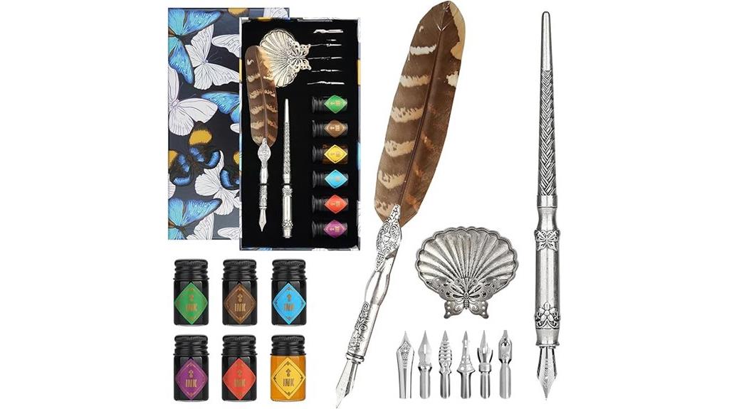 elegant calligraphy writing kit
