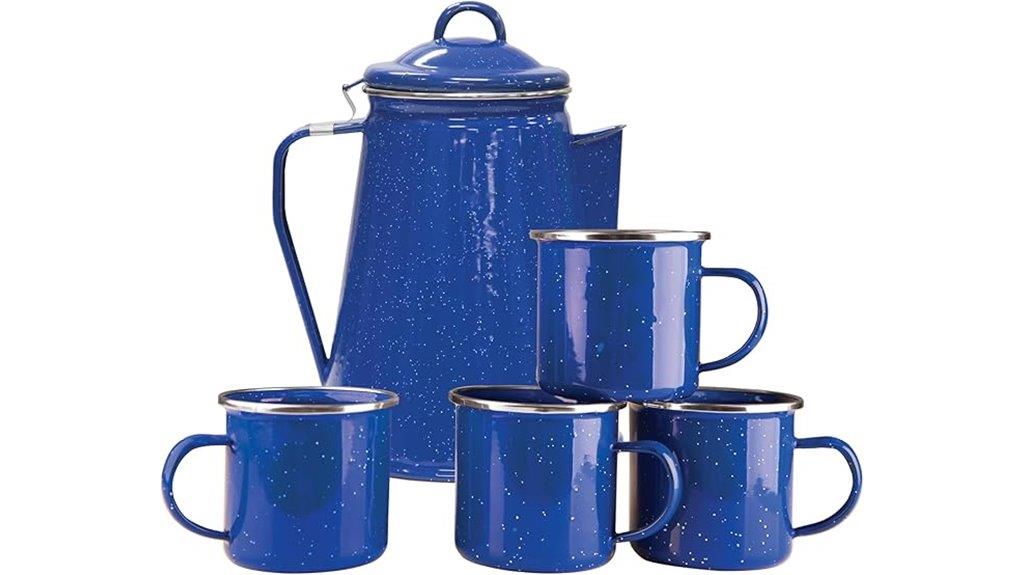 enamel coffee pot