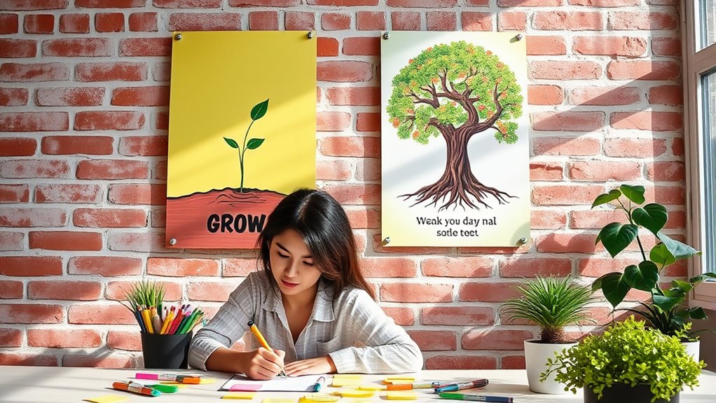 encourage progress with affirmations
