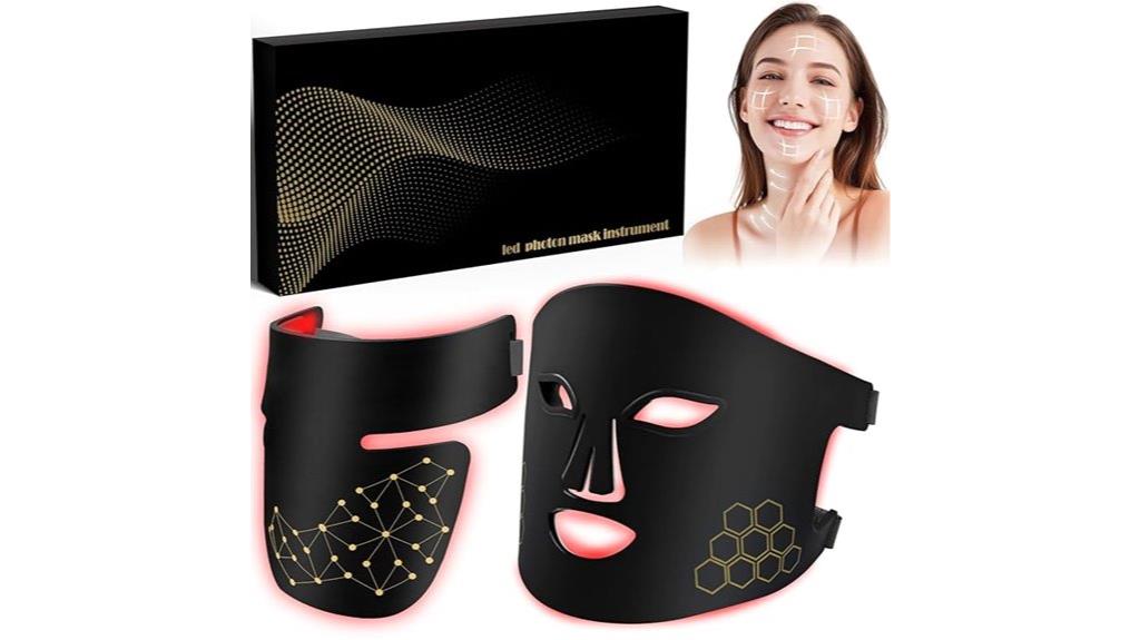 facial and neck red light