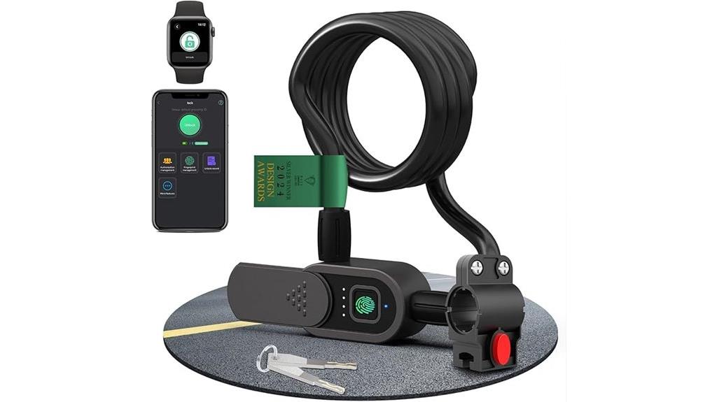 fingerprint waterproof steel lock