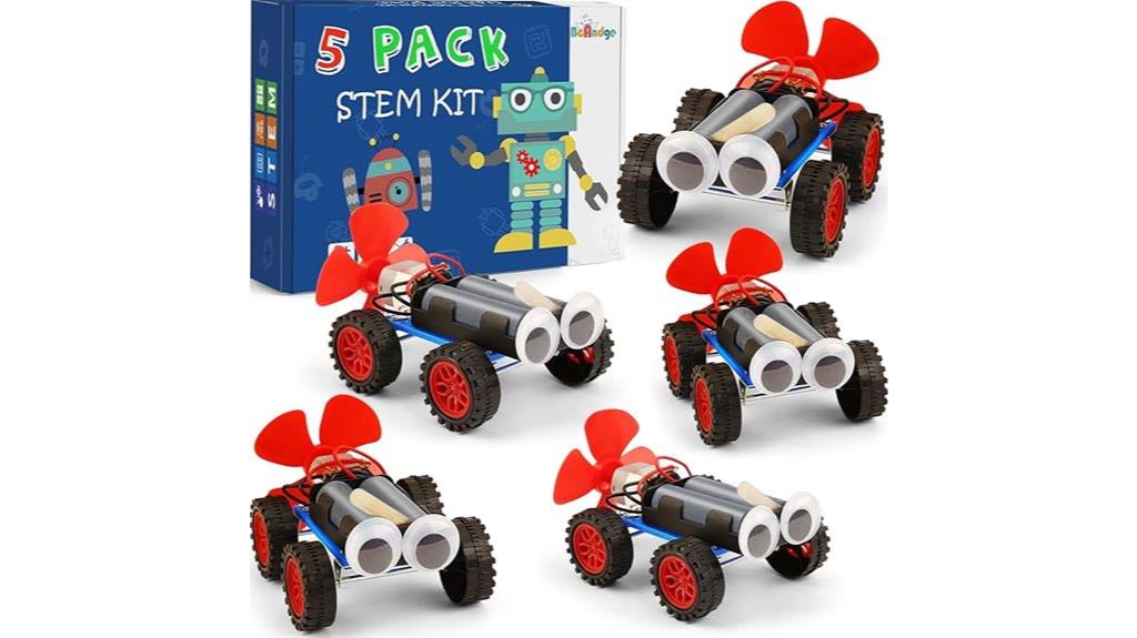 five educational science kits