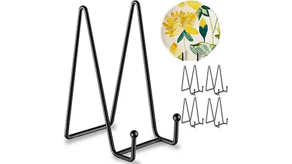five pack metal plate stands