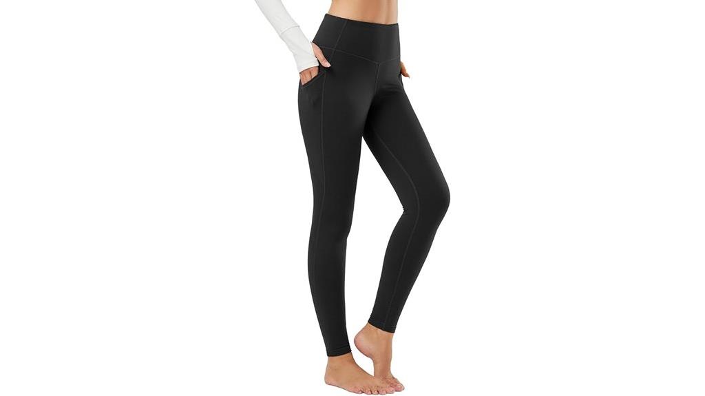 fleece lined winter leggings