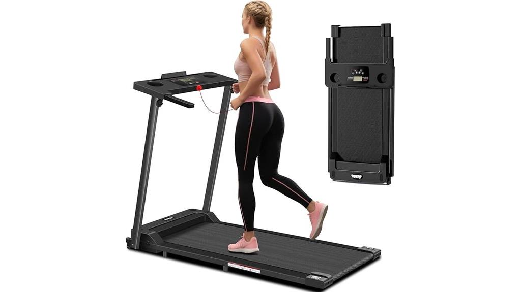 foldable home treadmill with high capacity