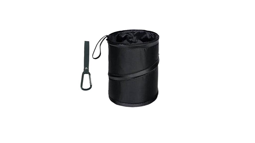 foldable trash can hook