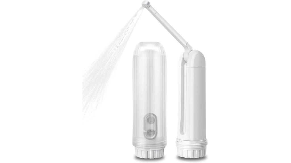 foldable travel bidet with adjustable pressure