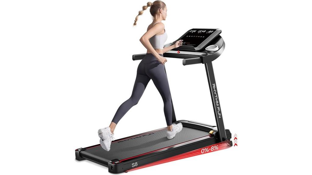 folding incline walking treadmill