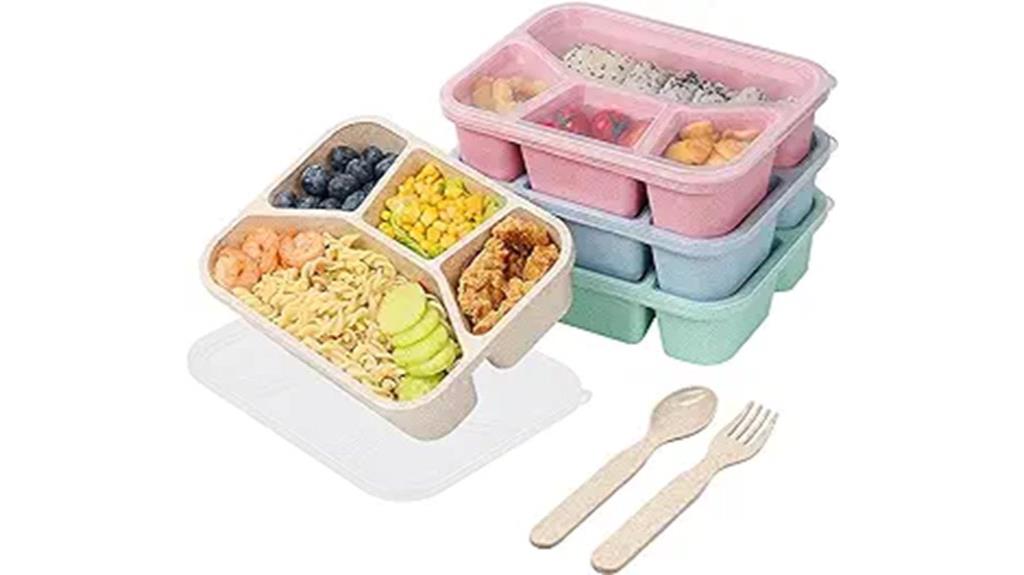 four compartment bento box