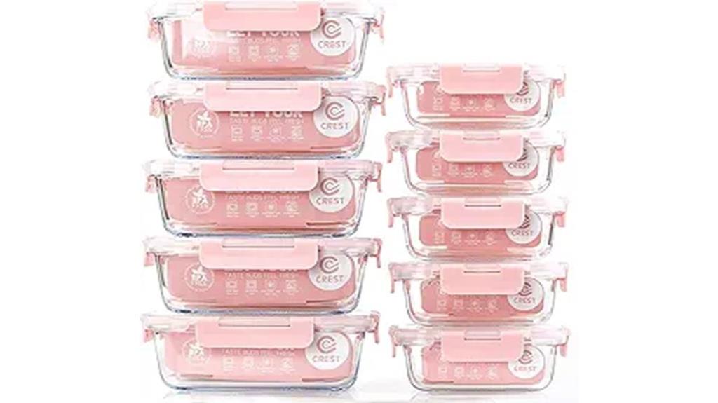 glass meal prep containers
