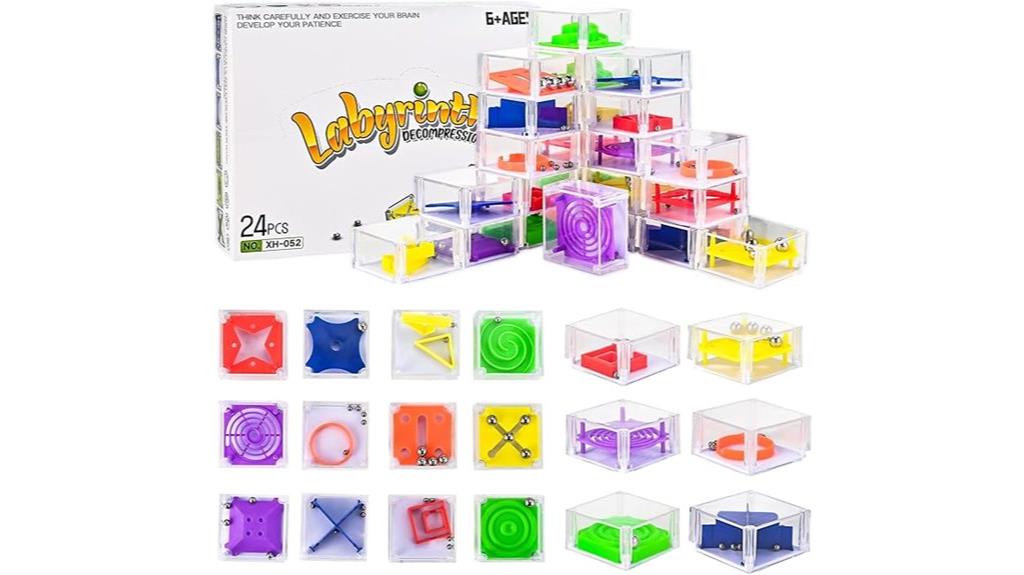 gold 24 piece maze set