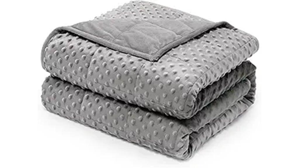 grey twin weighted blanket