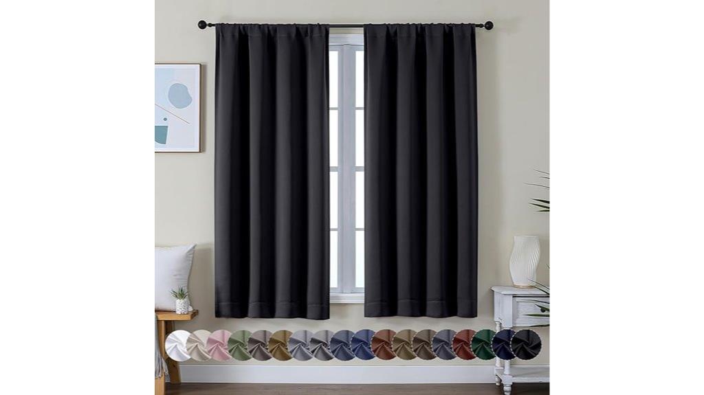 halloween blackout bedroom curtains