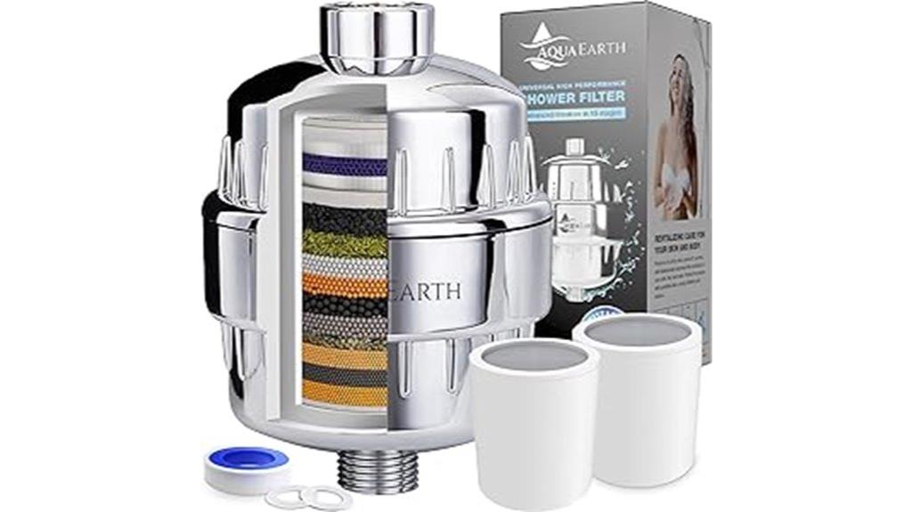 hard water shower filter