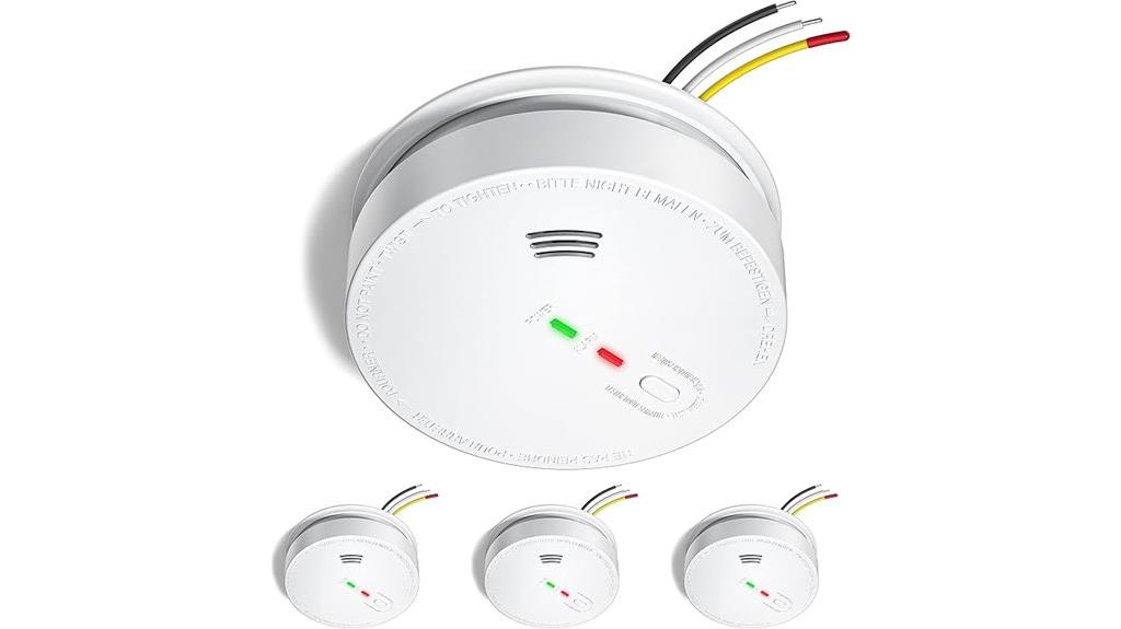 hardwired interconnected smoke alarm