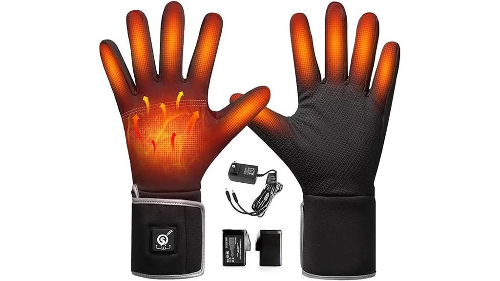 heated rechargeable electric gloves