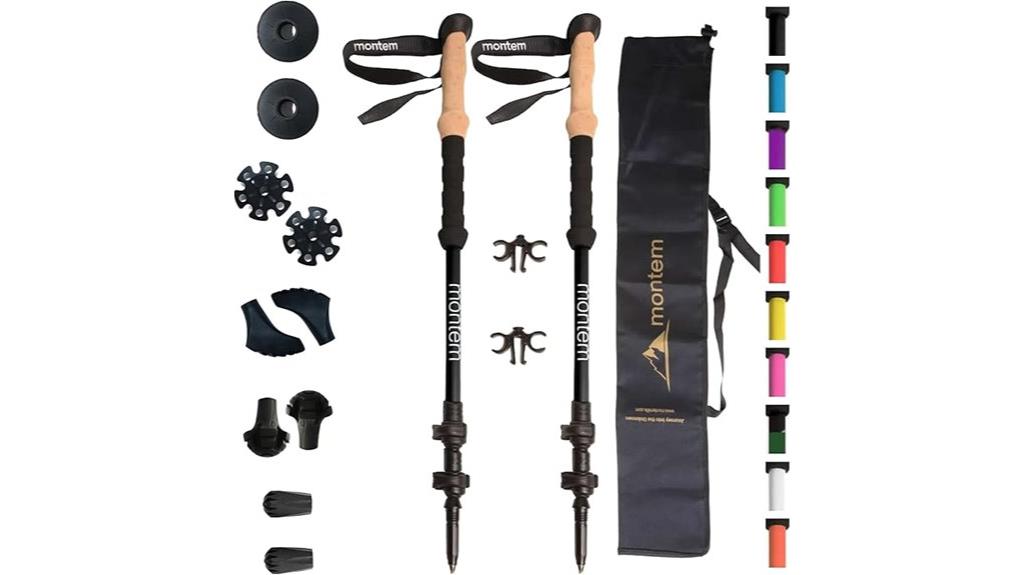 heavy duty hiking pole pair