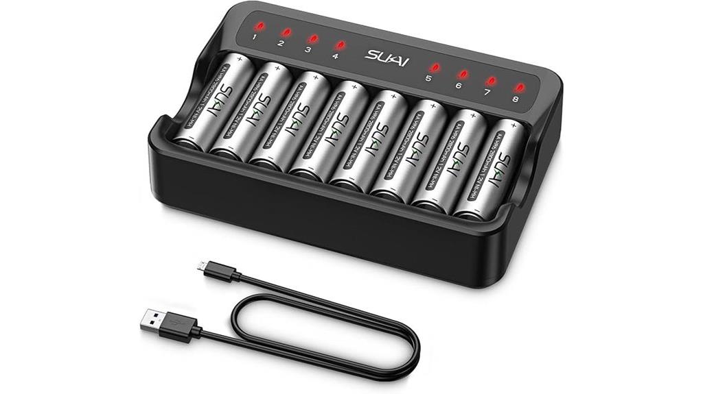 high capacity rechargeable batteries