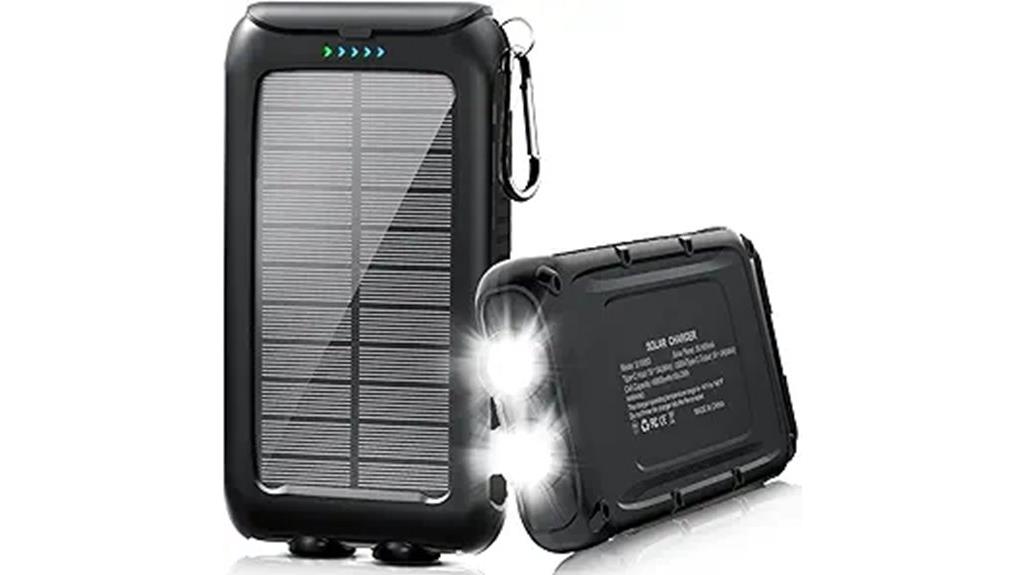 high capacity solar power bank