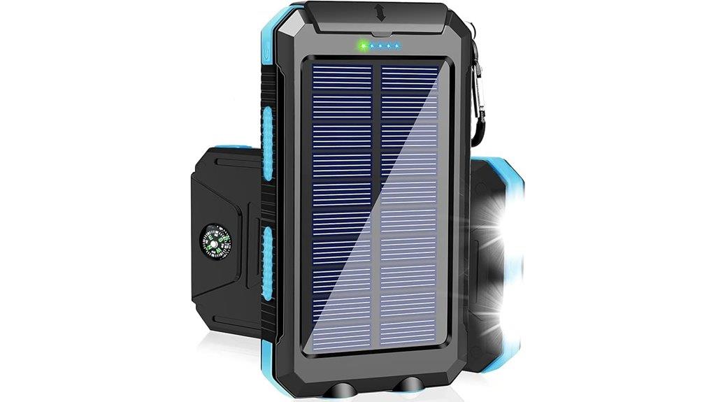 high capacity solar power bank