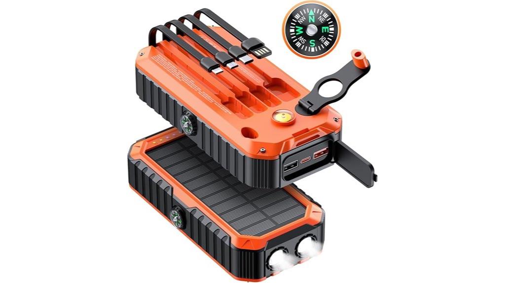 high capacity solar power bank