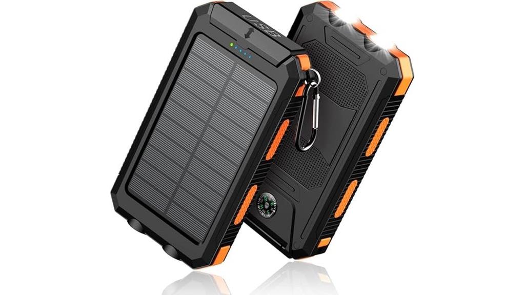high capacity solar power bank