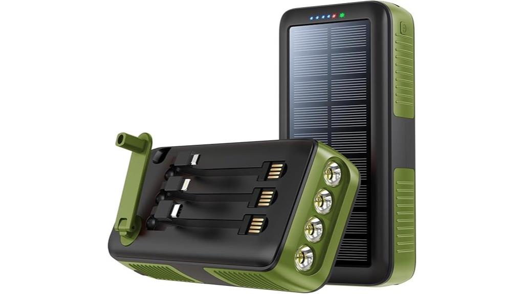 high capacity solar power bank