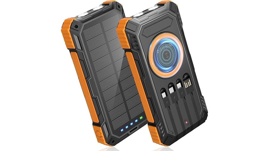 high capacity solar wireless charger